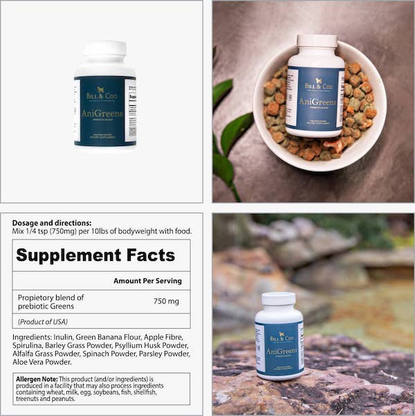 BILL & COO POWDER PACK - 1 x LongerLives 1 x Defend your Pet 1 x AniGreens